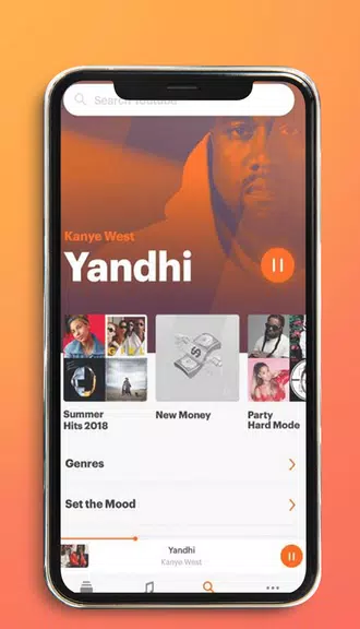 Musi Music Streaming Simple Overview स्क्रीनशॉट 2
