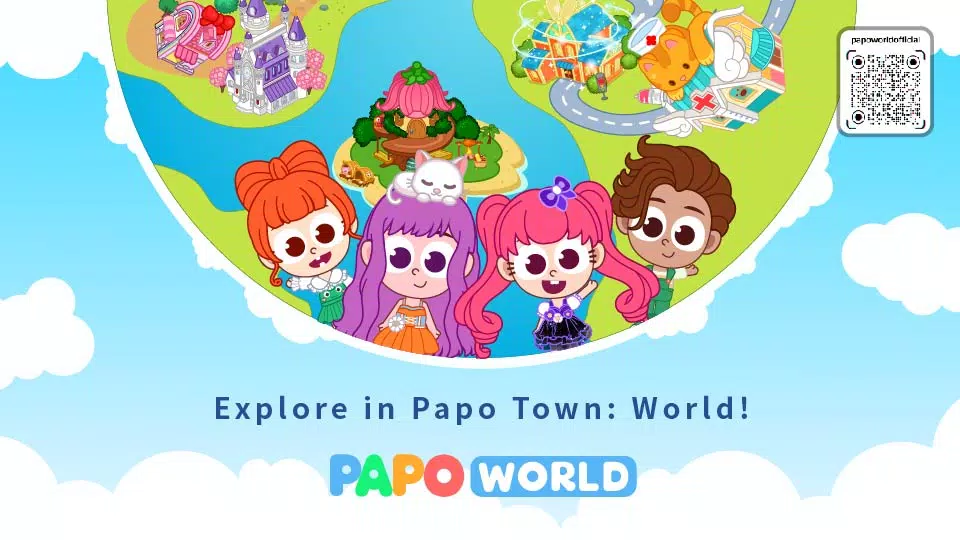 Papo Town: World Captura de tela 3
