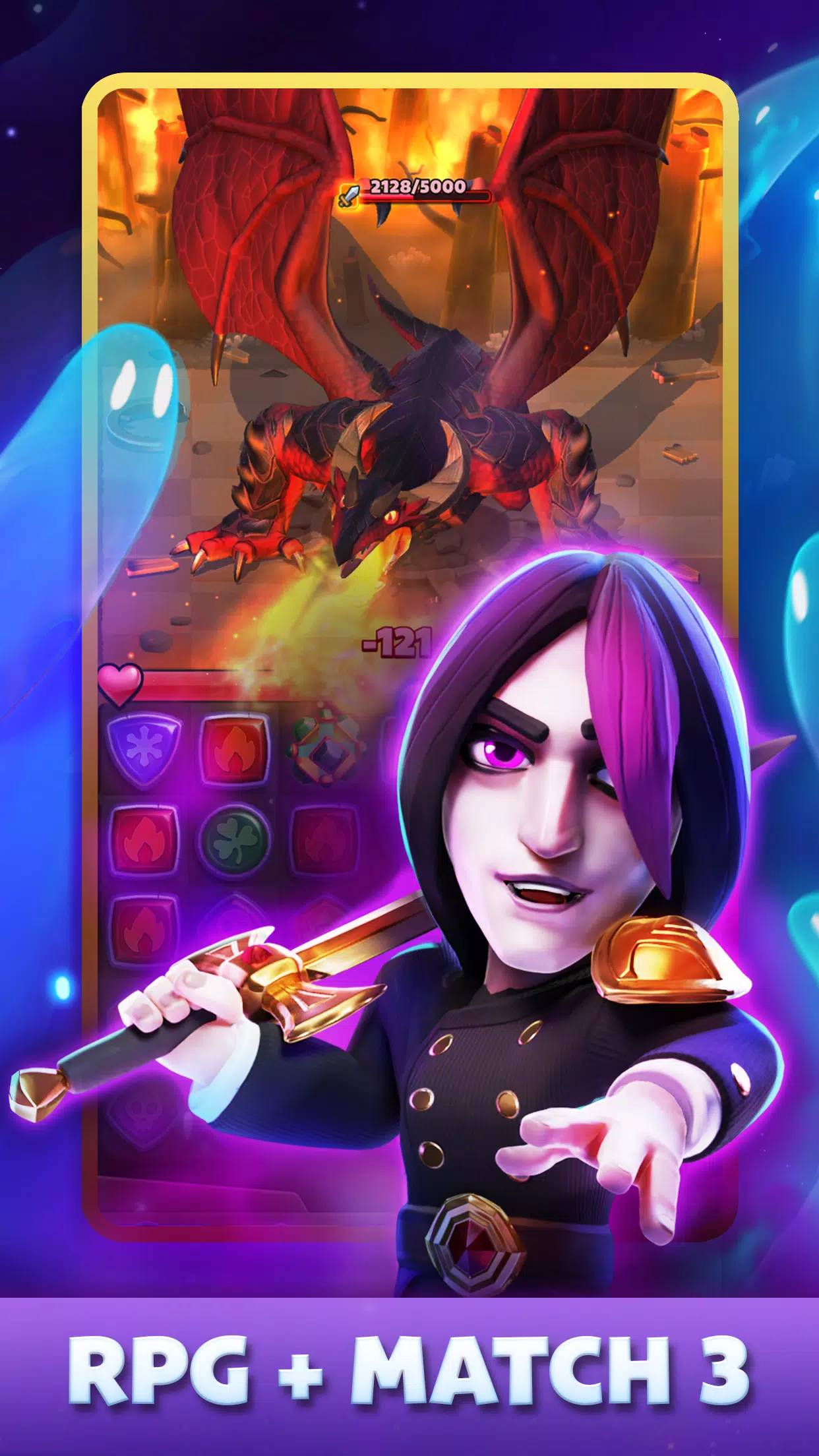 Puzzle Breakers: Match 3 RPG Capture d’écran 3