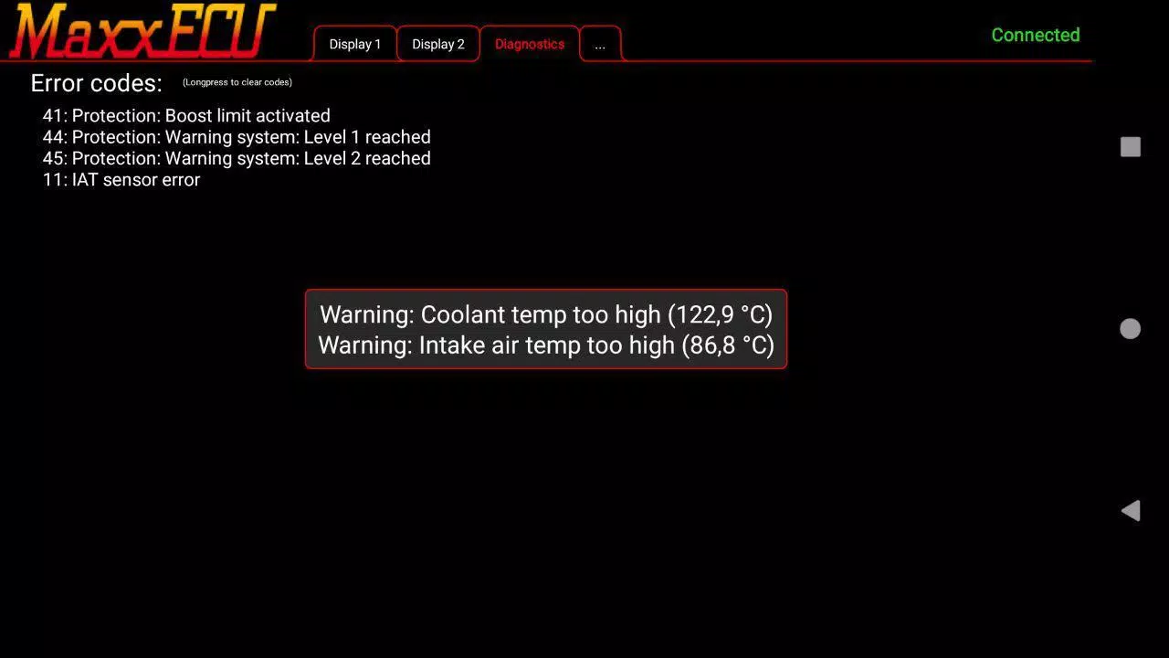 MaxxECU MDash स्क्रीनशॉट 1
