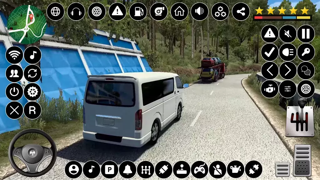 Van Simulator Dubai Car Games Captura de pantalla 2