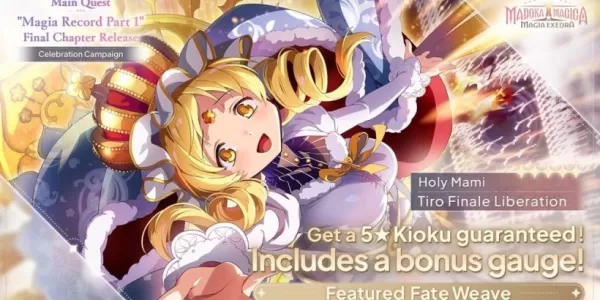 Madoka Magica: Magia Exedra Debuts Holy Mami Kioku