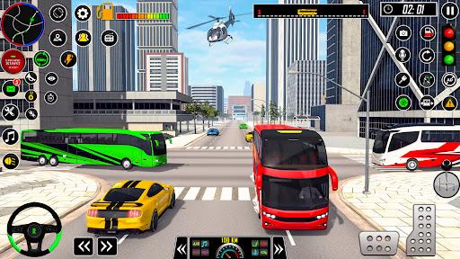 Grand City Racing Bus Sim 3D Capture d'écran 2