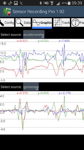 Sensor Recording Lite Captura de tela 4