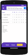 Fixture & Points Table Maker Скриншот 3