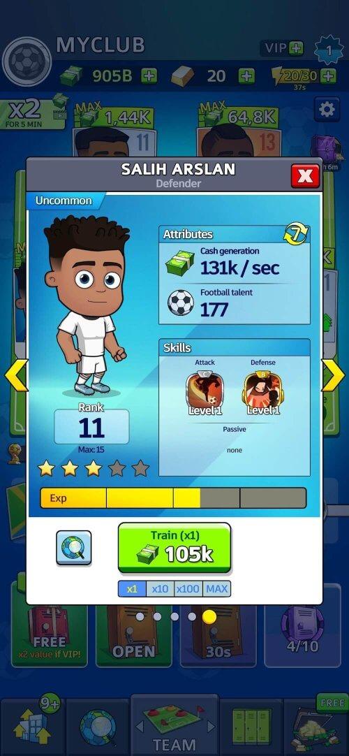 Idle Soccer Story Captura de tela 2