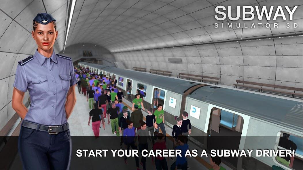 Subway Simulator 3D Mod स्क्रीनशॉट 1