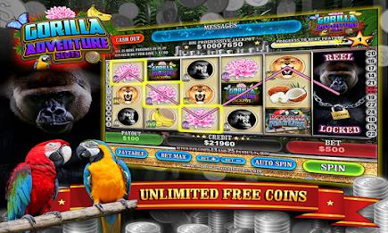 Gorilla Adventure Slots Screenshot 1