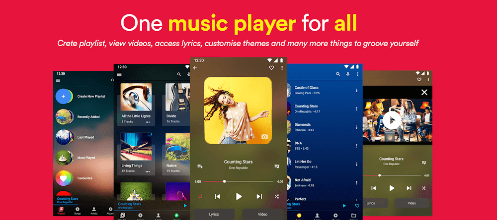 Musikplayer - Audify Player スクリーンショット 1