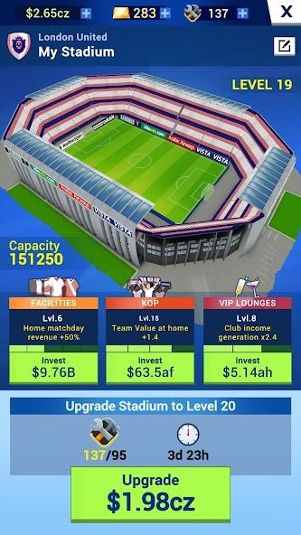 Idle Eleven - Soccer tycoon Mod Screenshot 3