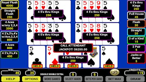 Five Play Poker應用截圖第4張