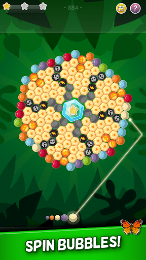 Bubble Cloud: Spinning Match-3 Screenshot 1