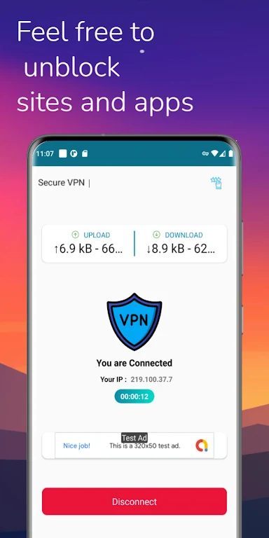 Secure VPN Proxy Captura de tela 4