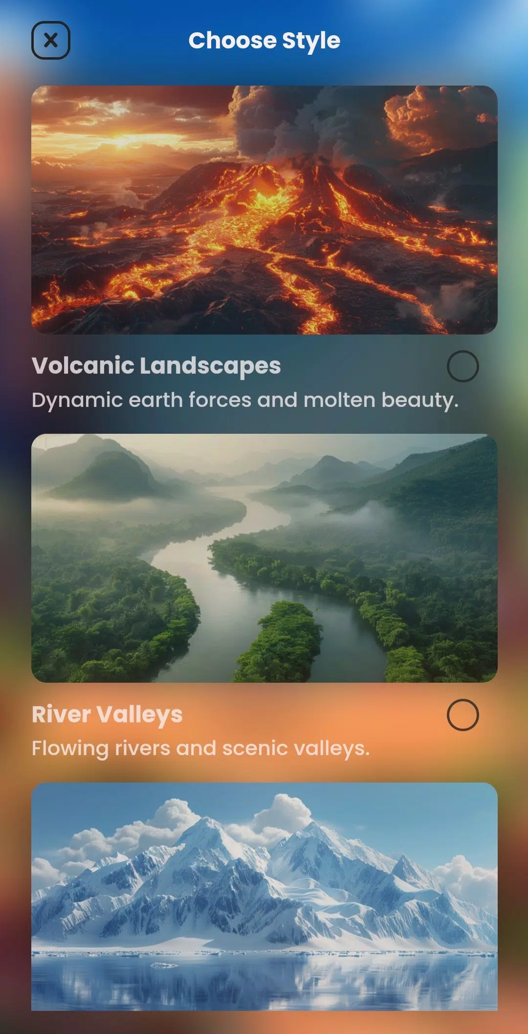 AI Landscape Generator App应用截图第1张