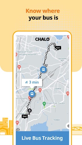Chalo - Live Bus Tracking App Captura de pantalla 2
