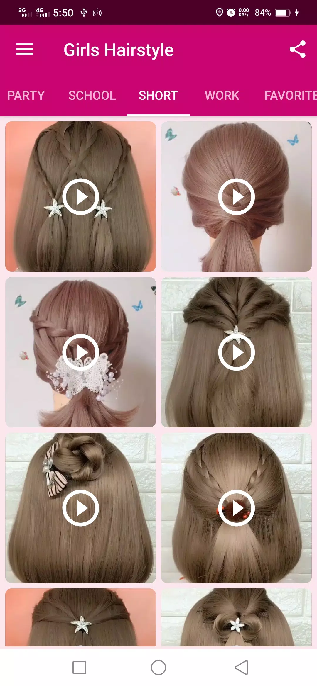 Girls Hairstyle スクリーンショット 4