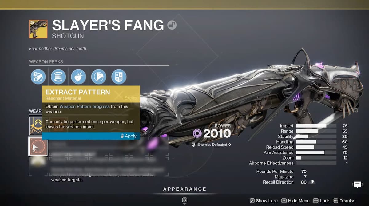 Destiny 2에서 Kingslayer의 송곳니 산탄총을 획득하세요
