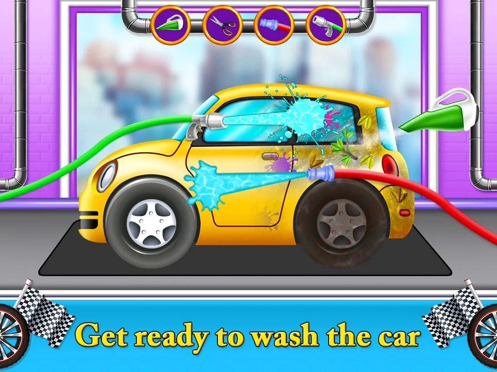 Auto car wash garage game Capture d'écran 1