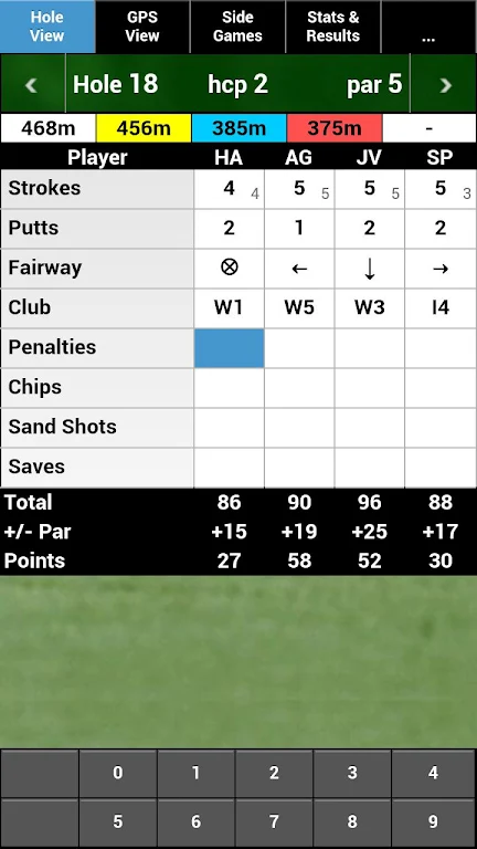 mScorecard - Golf Scorecard Screenshot 2