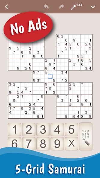 MultiSudoku: Samurai Sudoku Mod Screenshot 1