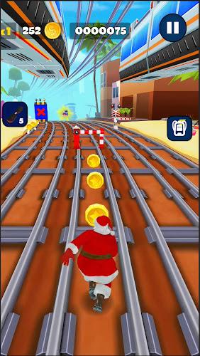 Subway Santa Claus Runner Xmas應用截圖第1張