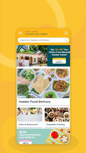 WhyQ Shiok Hawker Delivery Capture d'écran 1