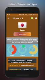 Advance VPN: Fast VPN App 스크린샷 2