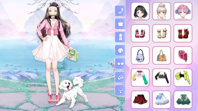 Anime Fashion Princess Dressup Screenshot 2