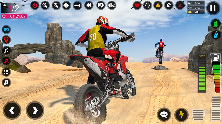Dirt Bike Stunt - Bike Racing Captura de tela 3