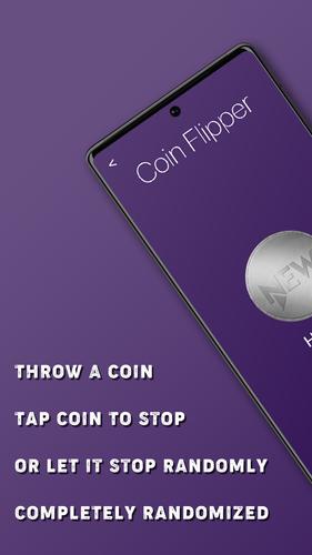 Dice Thrower & Coin Flipper Captura de pantalla 2