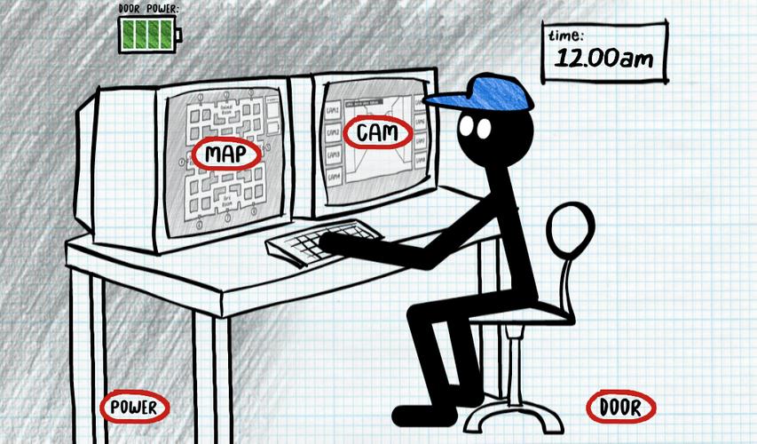 Stickman Five Nights Survival應用截圖第1張
