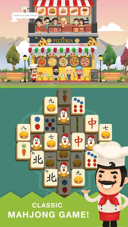 Mahjong Cooking Tower - Match & Build Your Tower Captura de tela 1