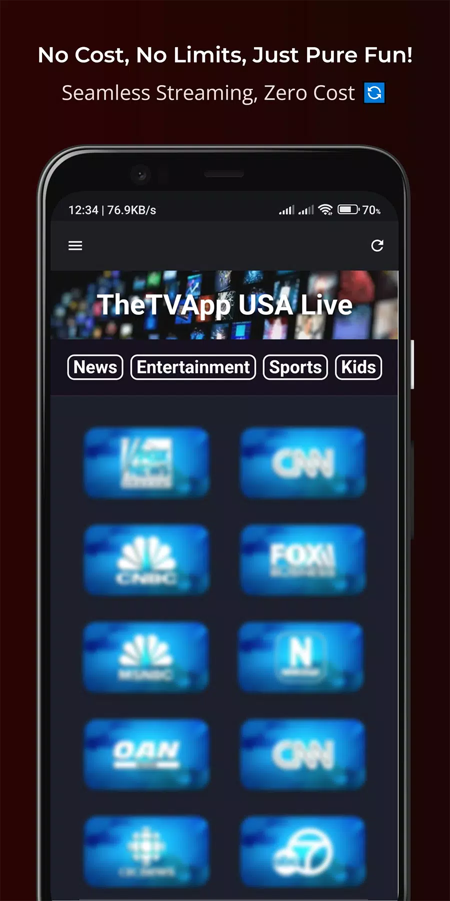 TheTVApp USA Live 스크린샷 2