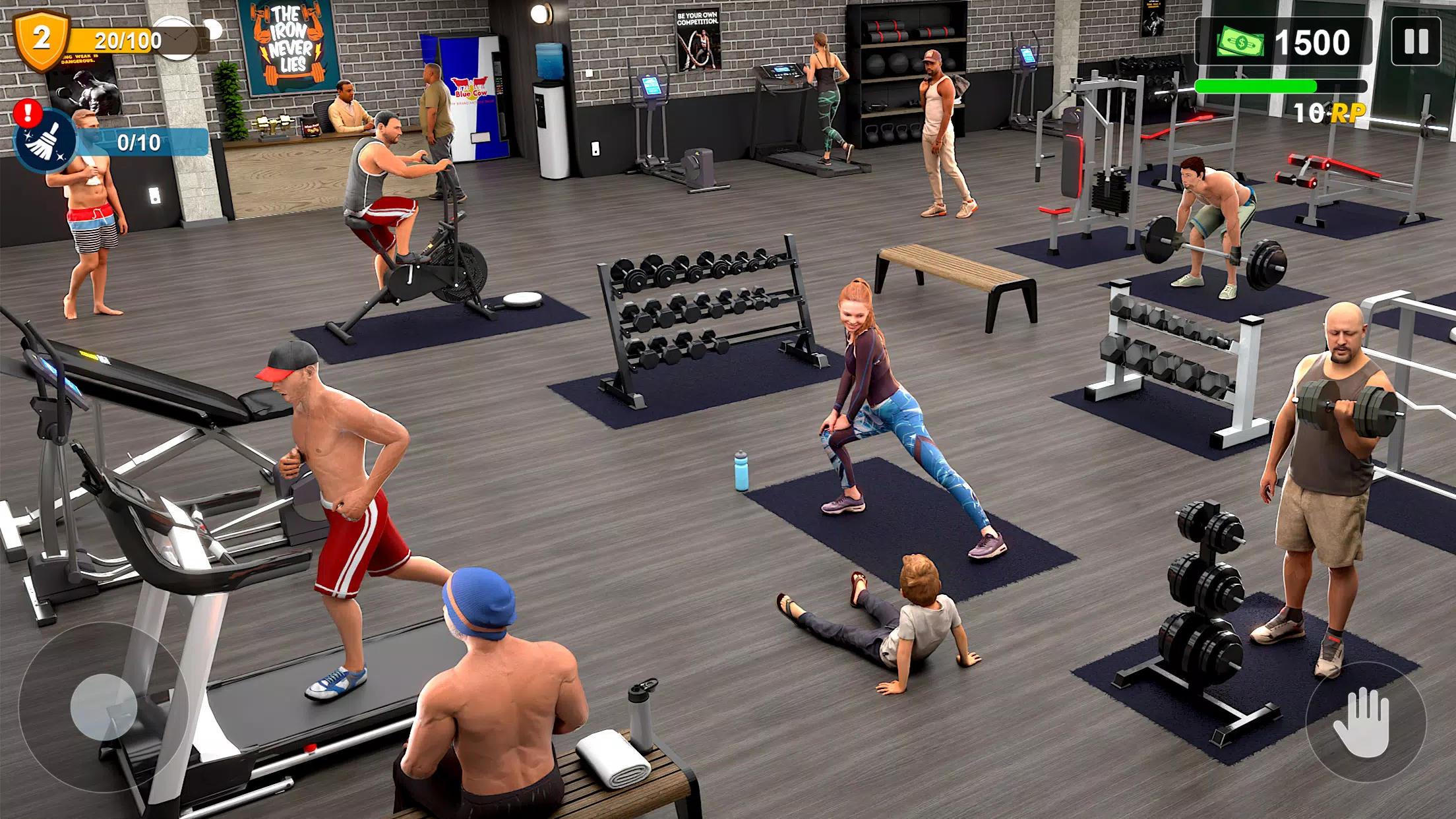 Workout Gym Simulator Game 24應用截圖第2張