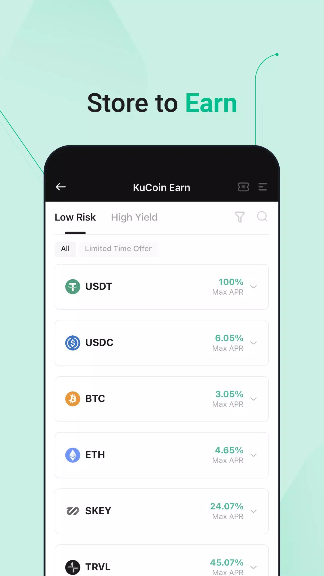 KuCoin-बिटकॉइन क्रिप्टो खरीदें स्क्रीनशॉट 4