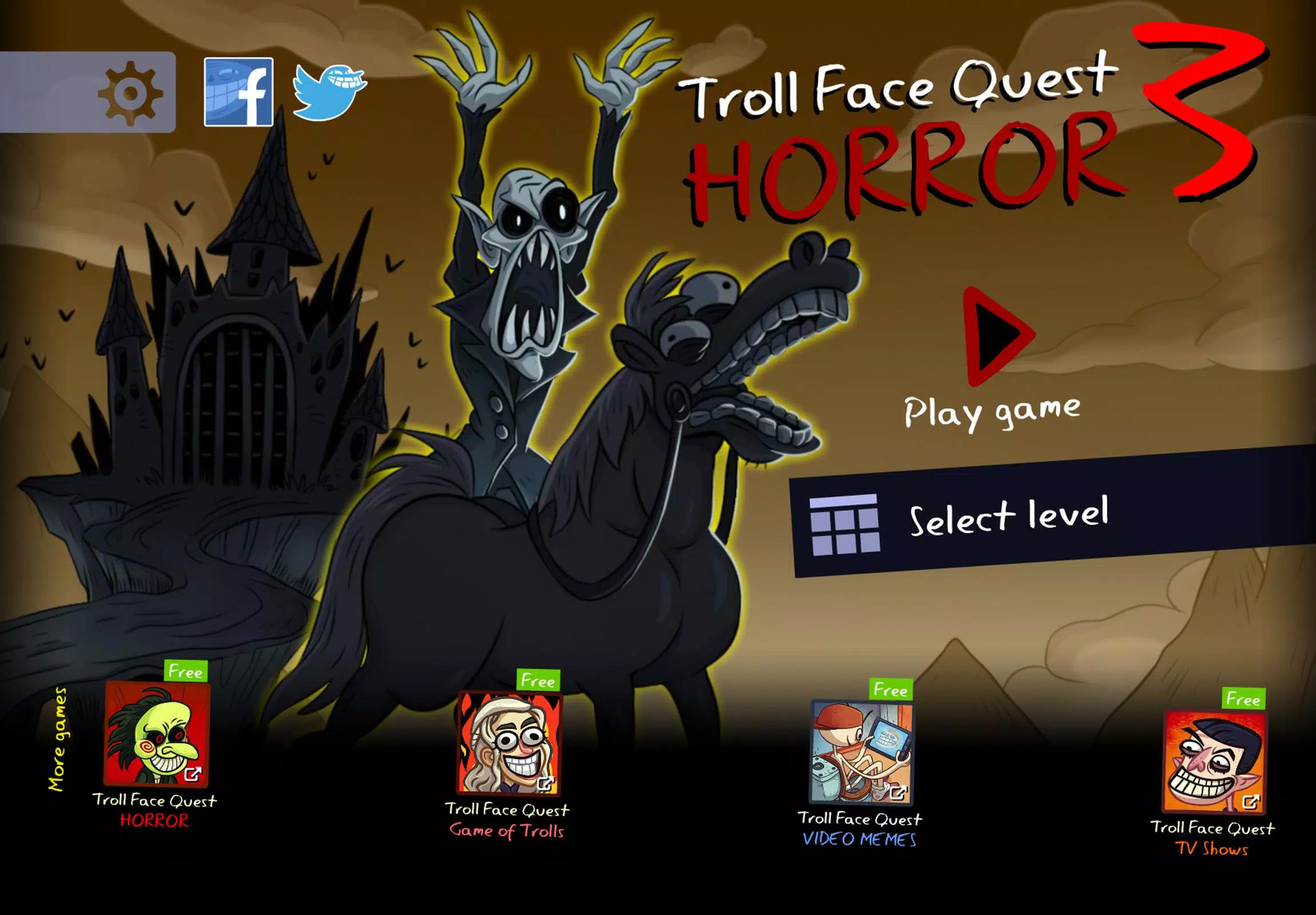Troll Face Quest: Horror 3應用截圖第1張