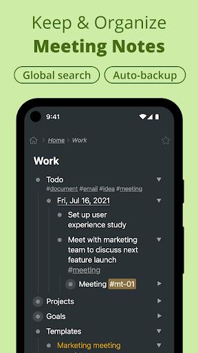 Workflowy |Note, List, Outline Скриншот 1