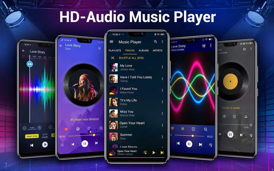 Music player- bass boost,music应用截图第1张