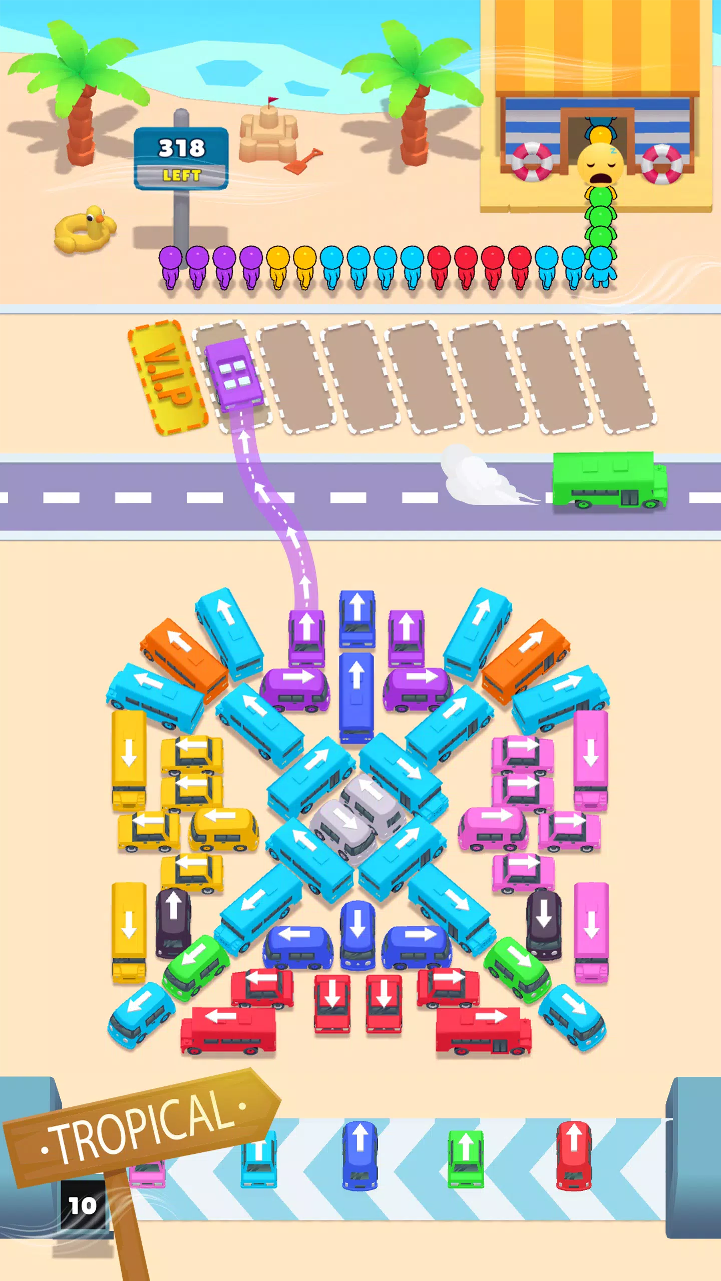 Bus Match Puzzle: Bus Shuffle スクリーンショット 4