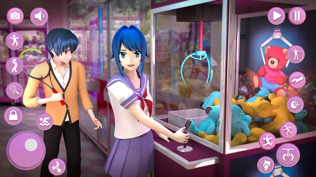 Anime School Girl Simulator 3D Capture d’écran 4