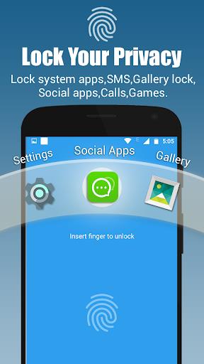 App lock - Real Fingerprint, P Скриншот 1