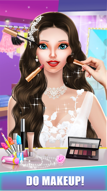 Bridal Wedding Makeup Game 스크린샷 1