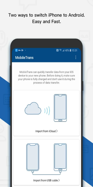 MobileTrans: Transferir Datos Captura de pantalla 2