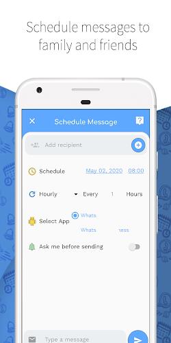 Wasavi: Auto message scheduler スクリーンショット 4