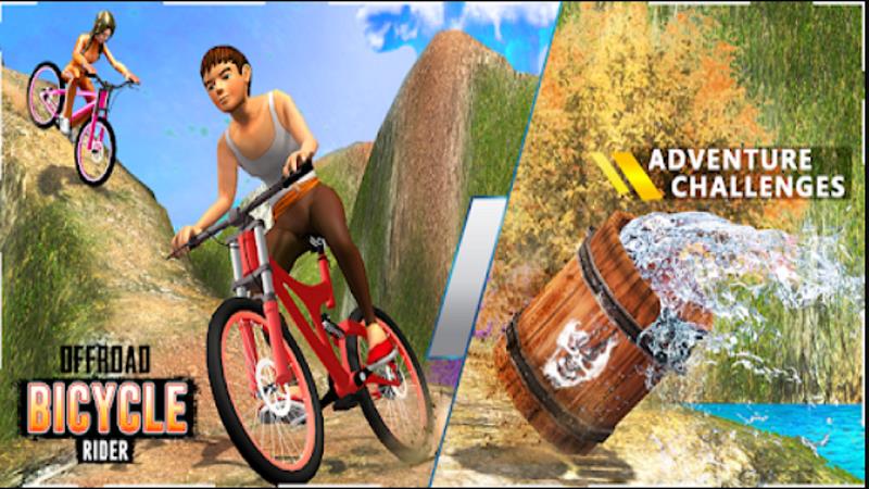 Offroad Bicycle Bmx Stunt Game Скриншот 2