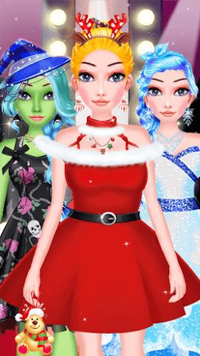 Christmas Dress Up Game Captura de tela 1