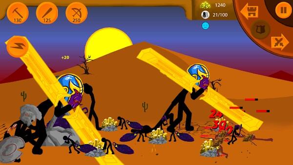 Stickman War Infinity battle Screenshot 1