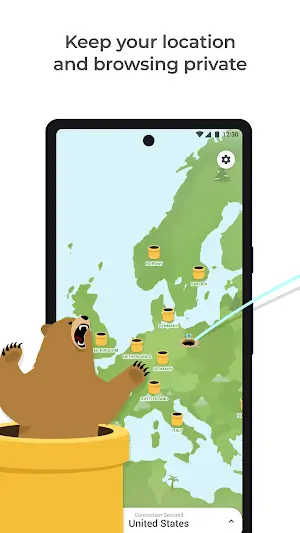 TunnelBear VPN Captura de tela 1