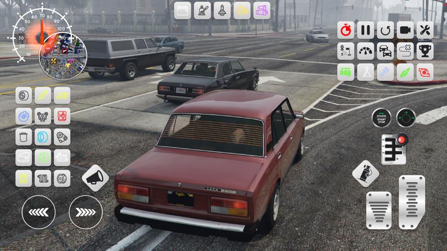 Lada 2107 Tuning Russian City應用截圖第3張