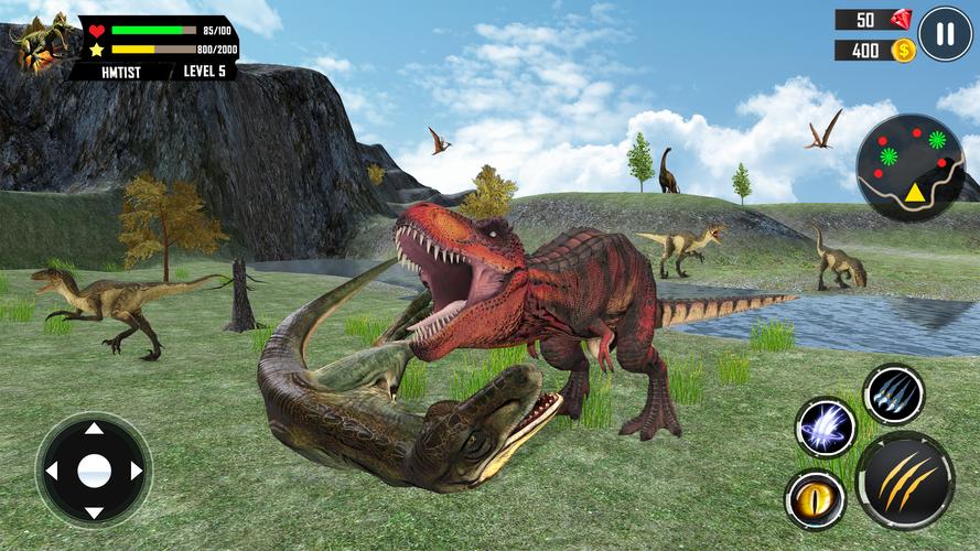 Dinosaur Simulator 3d offline स्क्रीनशॉट 1